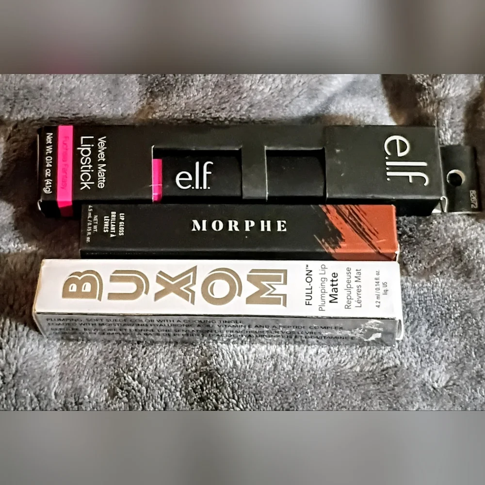 Lippie Bundle! New Of Course In Box BUXOM MORPHE ELF